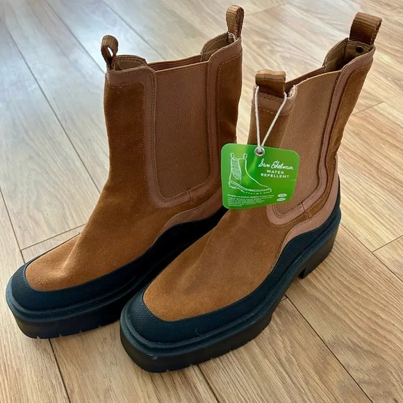 Sam Edelman Lug Sole Water-repellent Boots - Picture 5 of 5